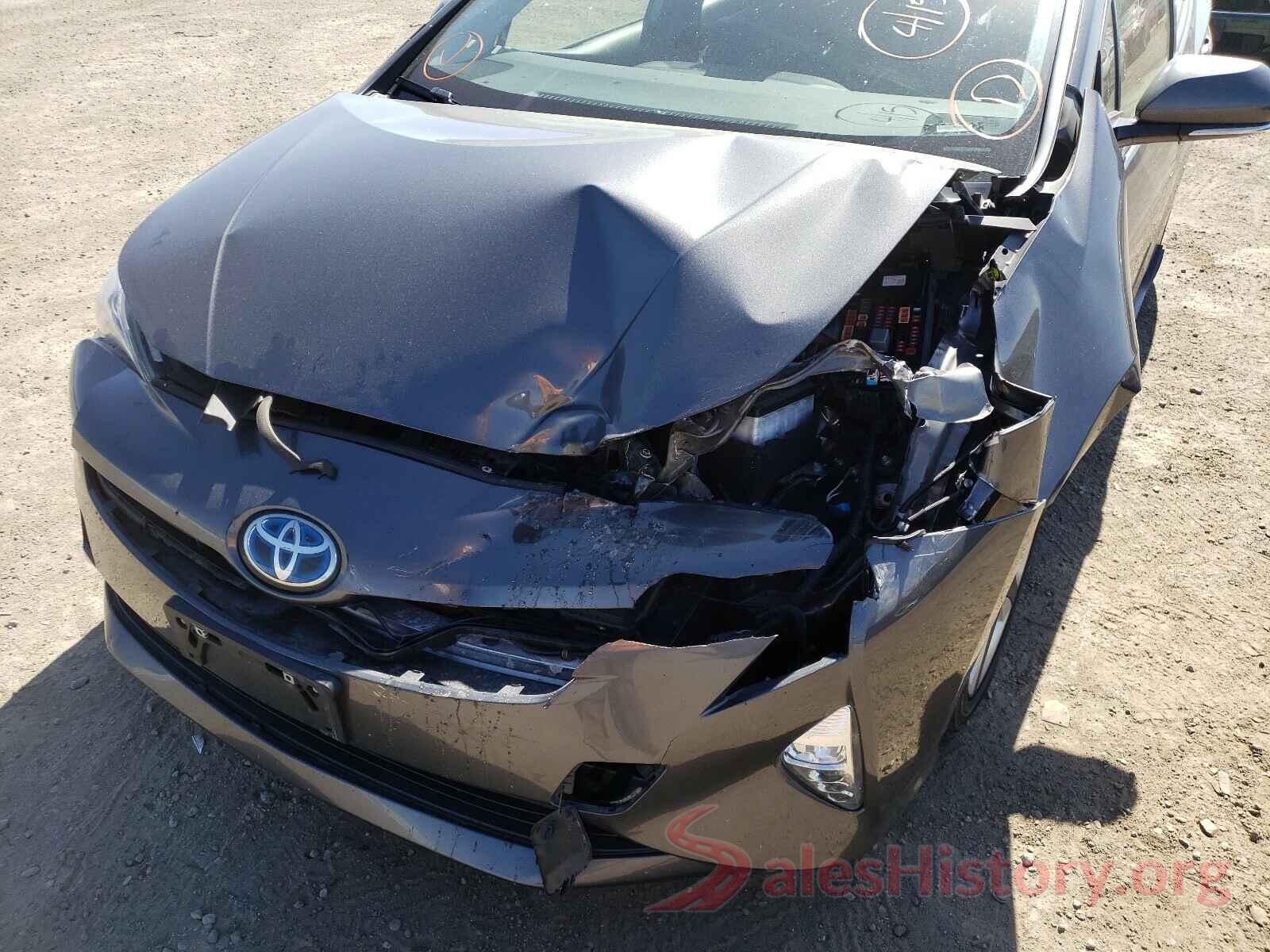 JTDKARFU6G3022422 2016 TOYOTA PRIUS