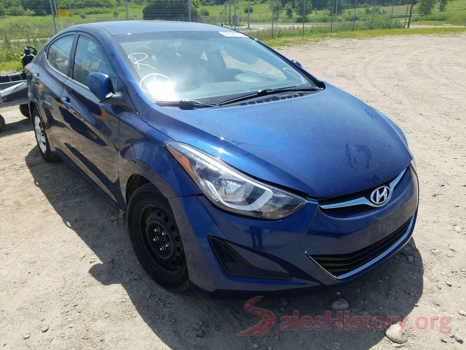 5NPDH4AE7GH712482 2016 HYUNDAI ELANTRA