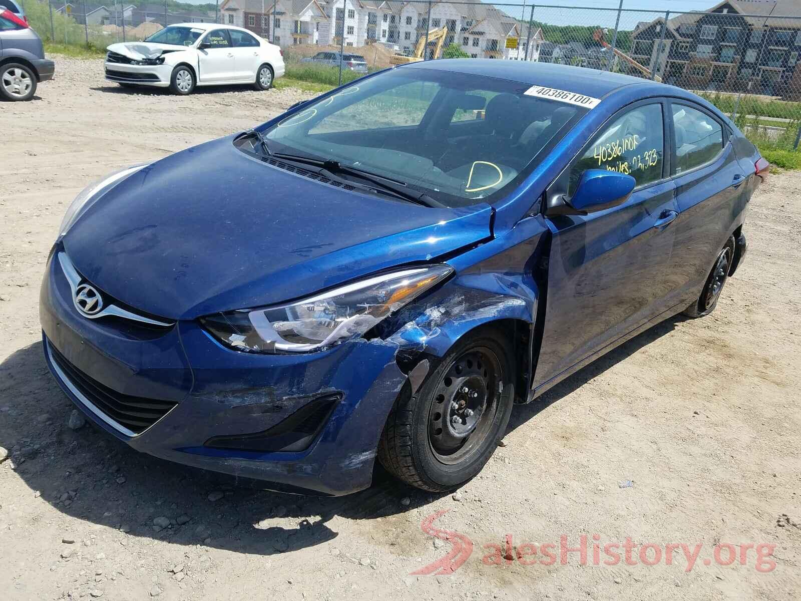 5NPDH4AE7GH712482 2016 HYUNDAI ELANTRA