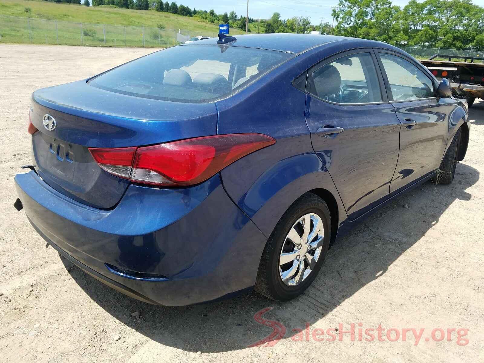 5NPDH4AE7GH712482 2016 HYUNDAI ELANTRA