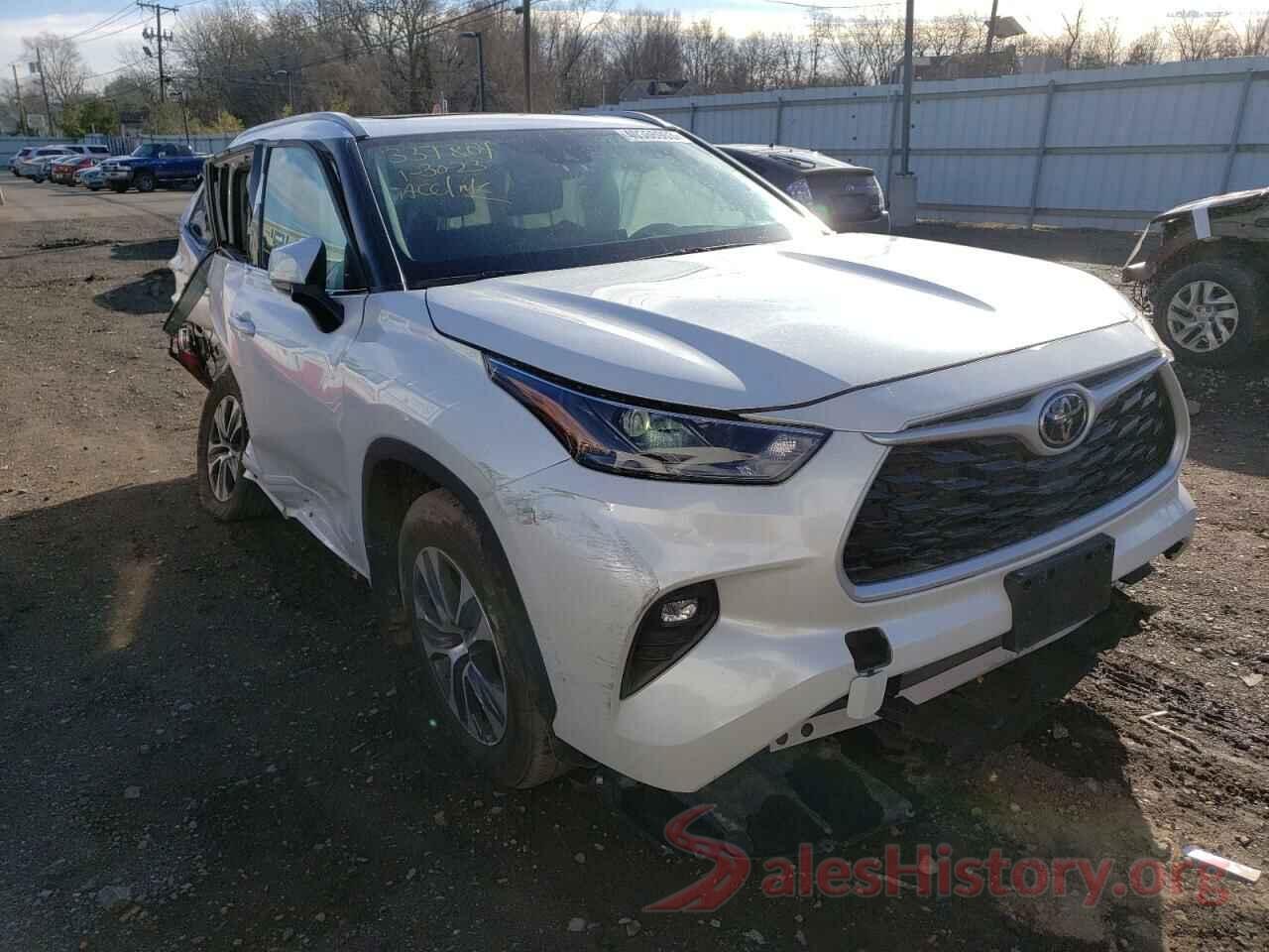 5TDGZRBH7NS220218 2022 TOYOTA HIGHLANDER