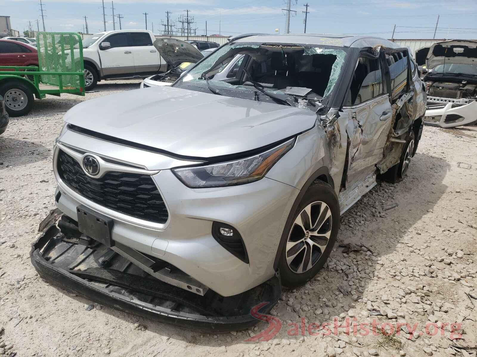 5TDGZRBH8LS504860 2020 TOYOTA HIGHLANDER