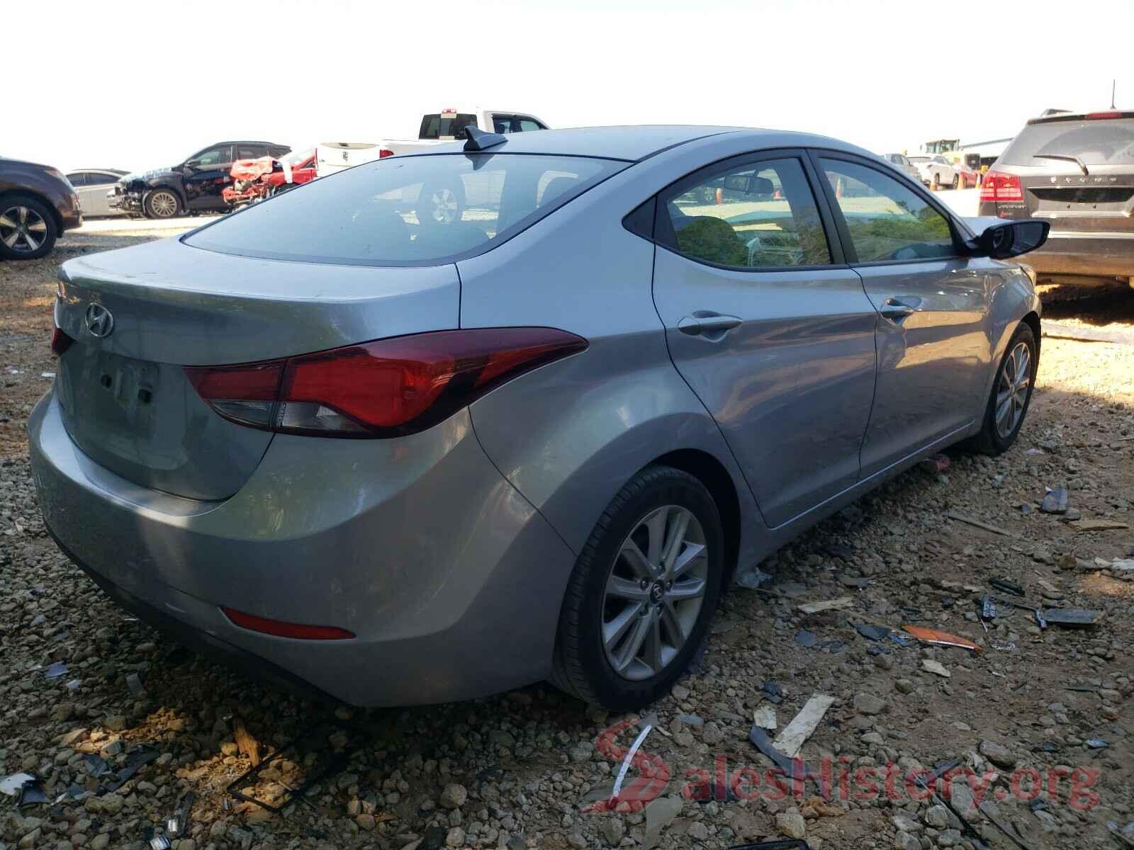 5NPDH4AE2GH683909 2016 HYUNDAI ELANTRA