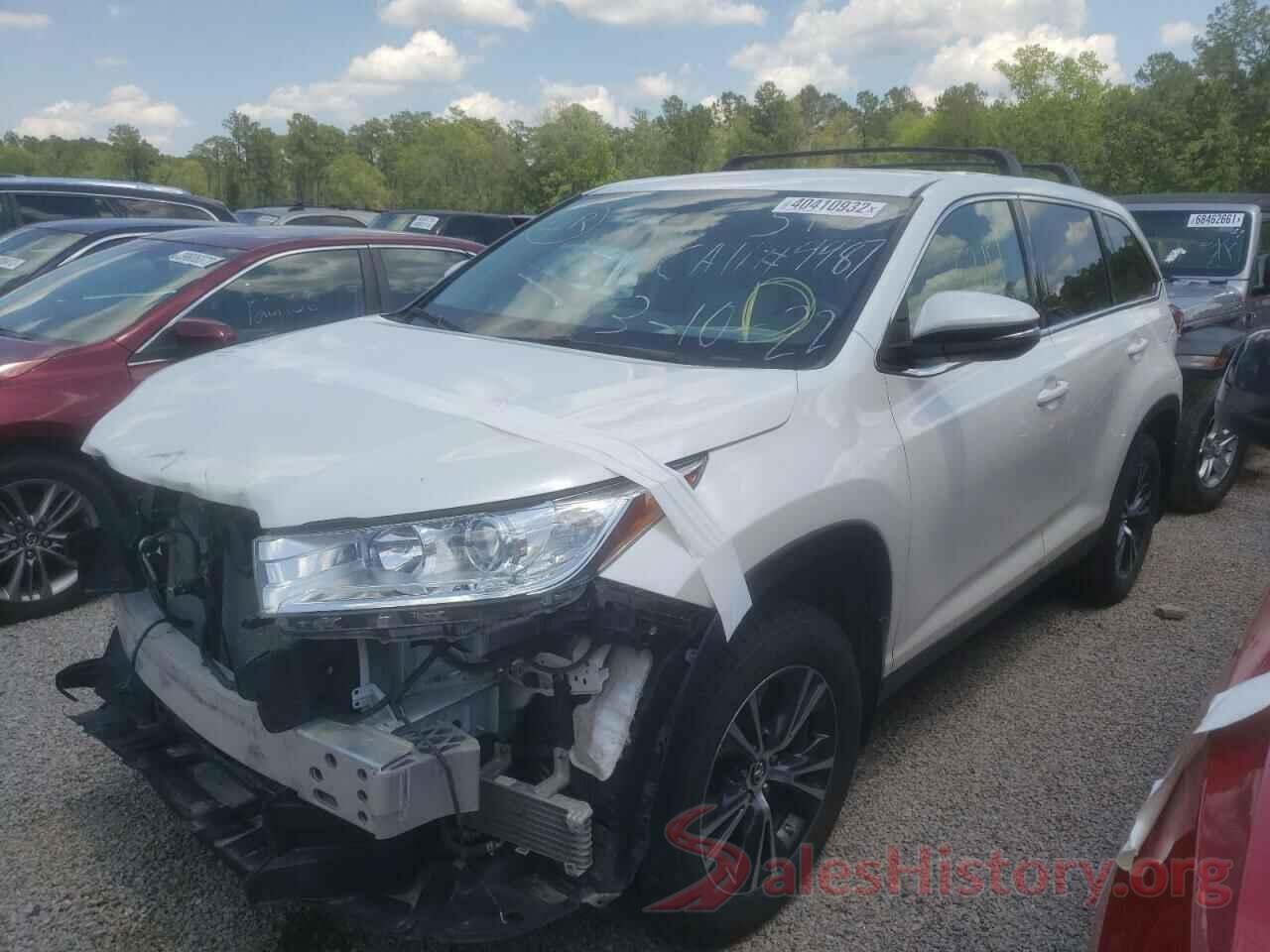 5TDBZRFH1KS969564 2019 TOYOTA HIGHLANDER