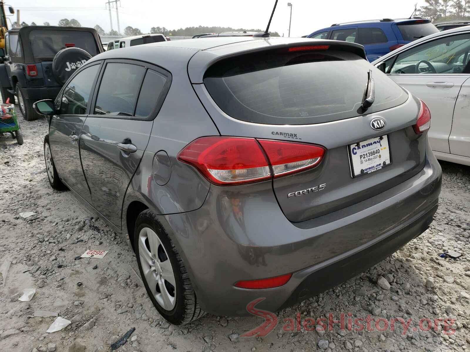 KNAFK5A80G5592452 2016 KIA FORTE