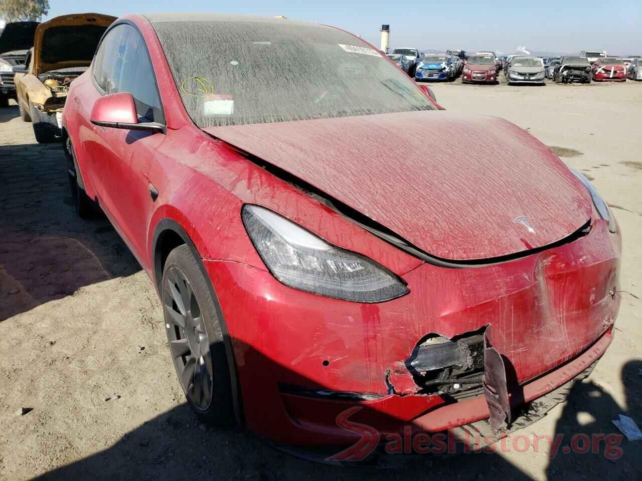 5YJYGAEE4MF280523 2021 TESLA MODEL Y