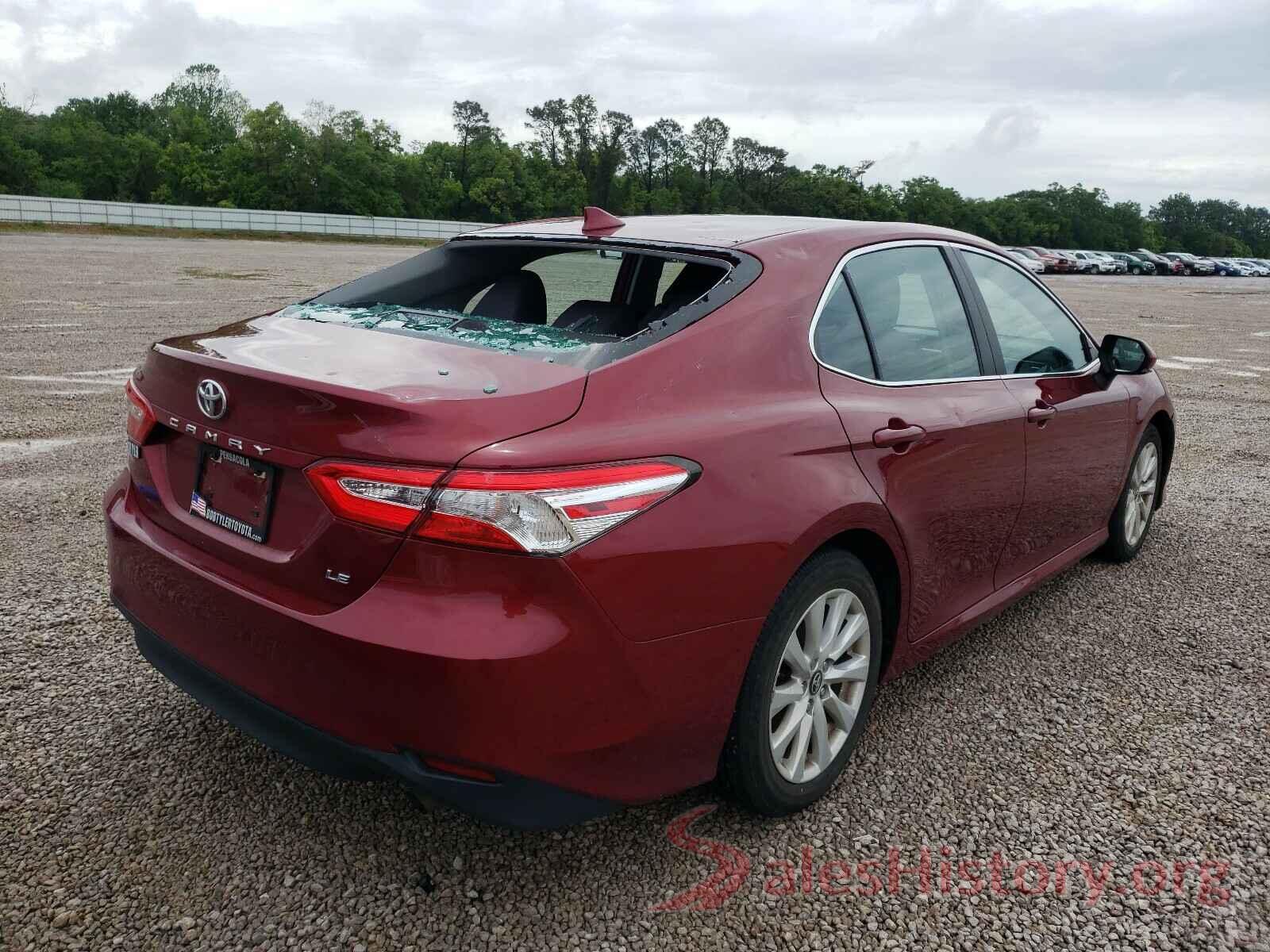 4T1B11HK4KU813320 2019 TOYOTA CAMRY