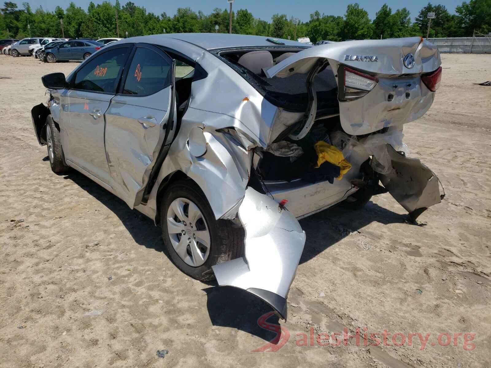 5NPDH4AE3GH798048 2016 HYUNDAI ELANTRA