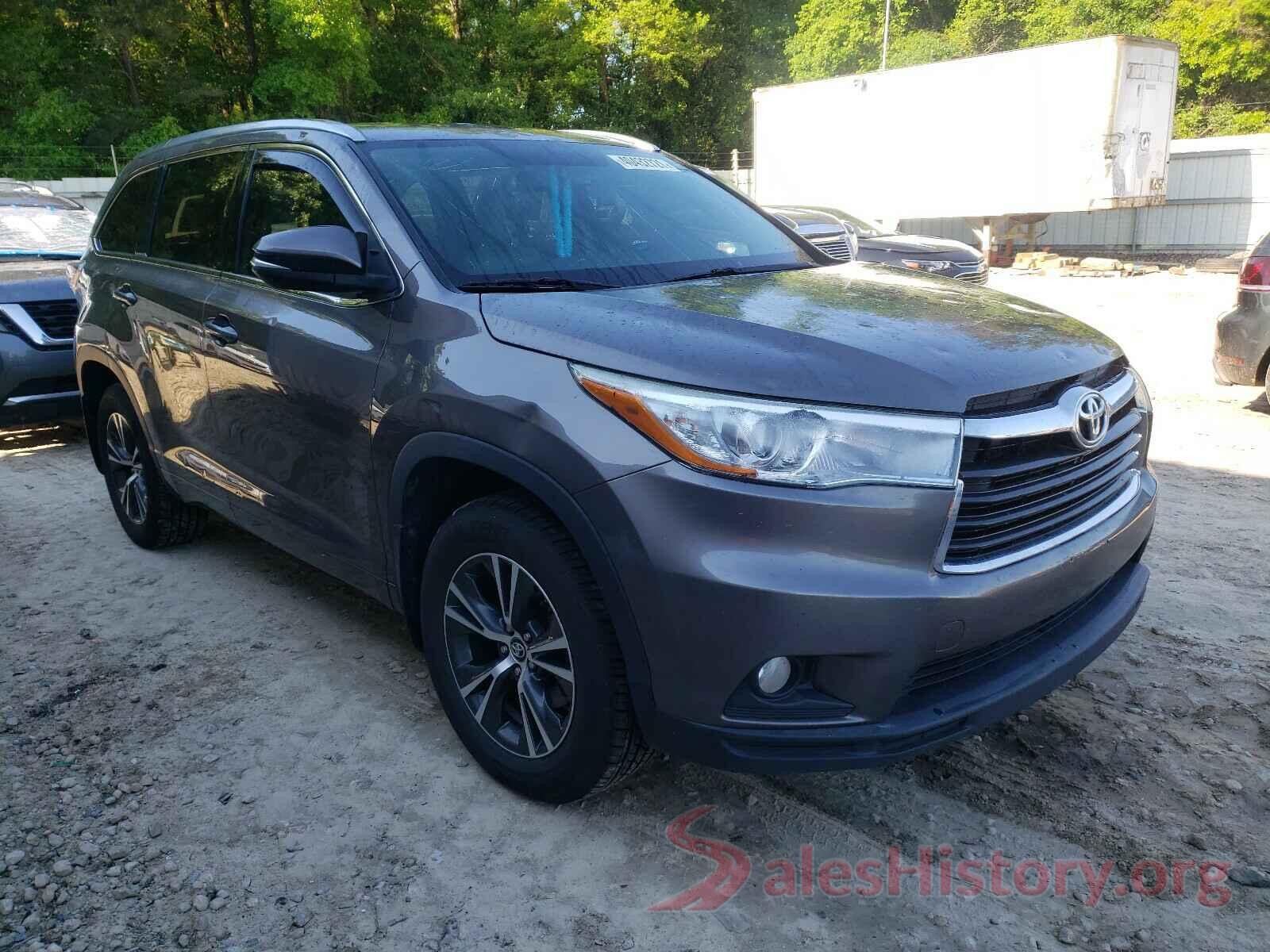 5TDKKRFH1GS506450 2016 TOYOTA HIGHLANDER