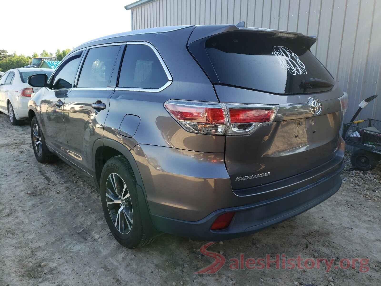 5TDKKRFH1GS506450 2016 TOYOTA HIGHLANDER