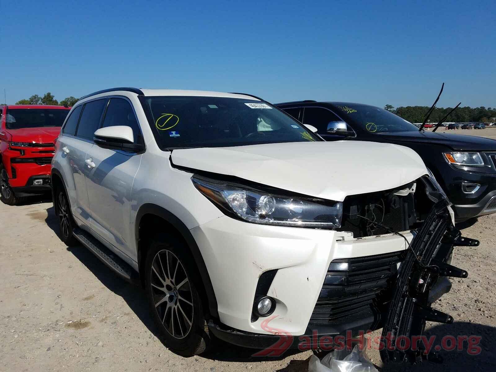 5TDKZRFH4HS517505 2017 TOYOTA HIGHLANDER