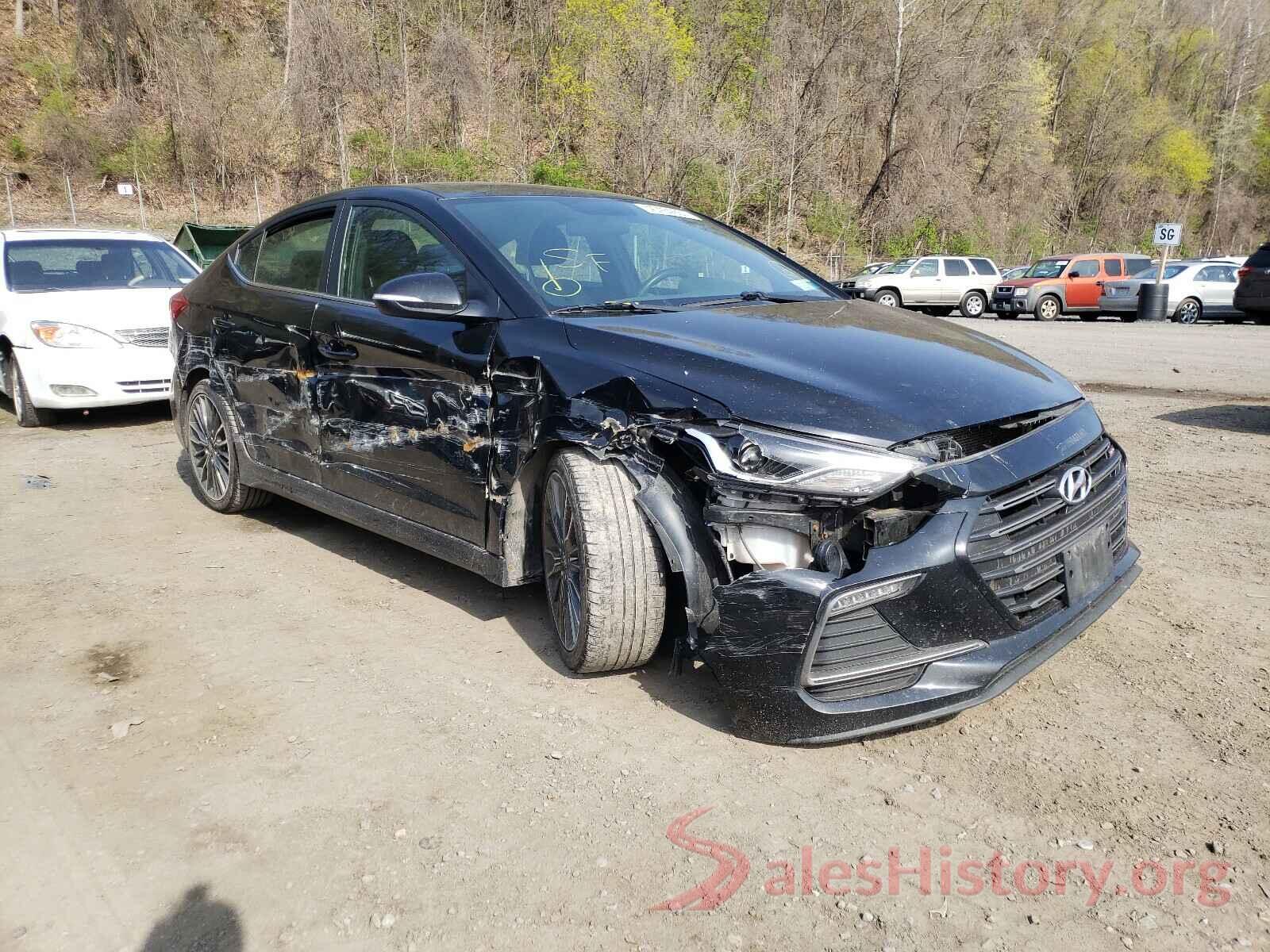 KMHD04LBXJU682199 2018 HYUNDAI ELANTRA