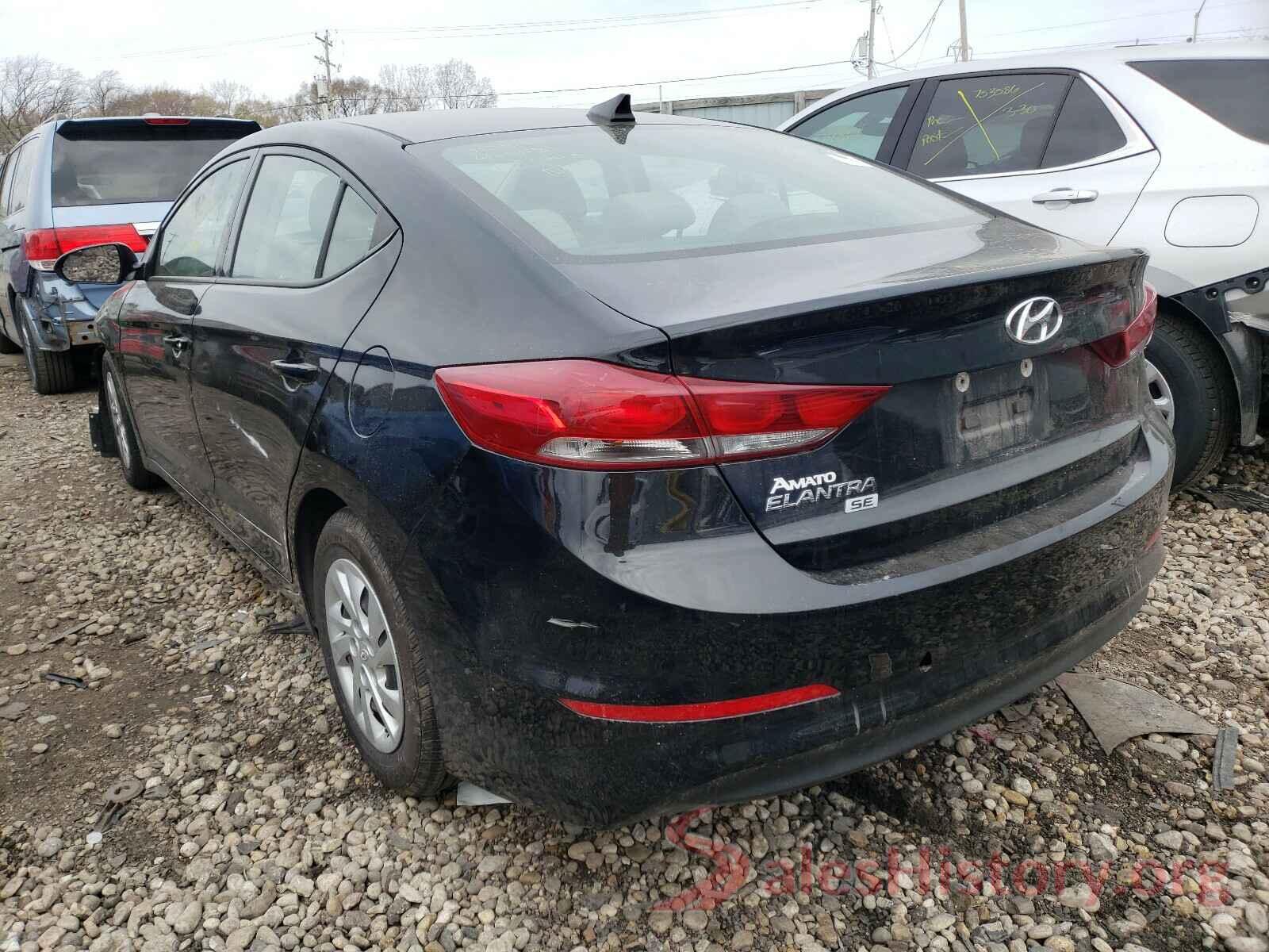 5NPD74LF8HH161165 2017 HYUNDAI ELANTRA