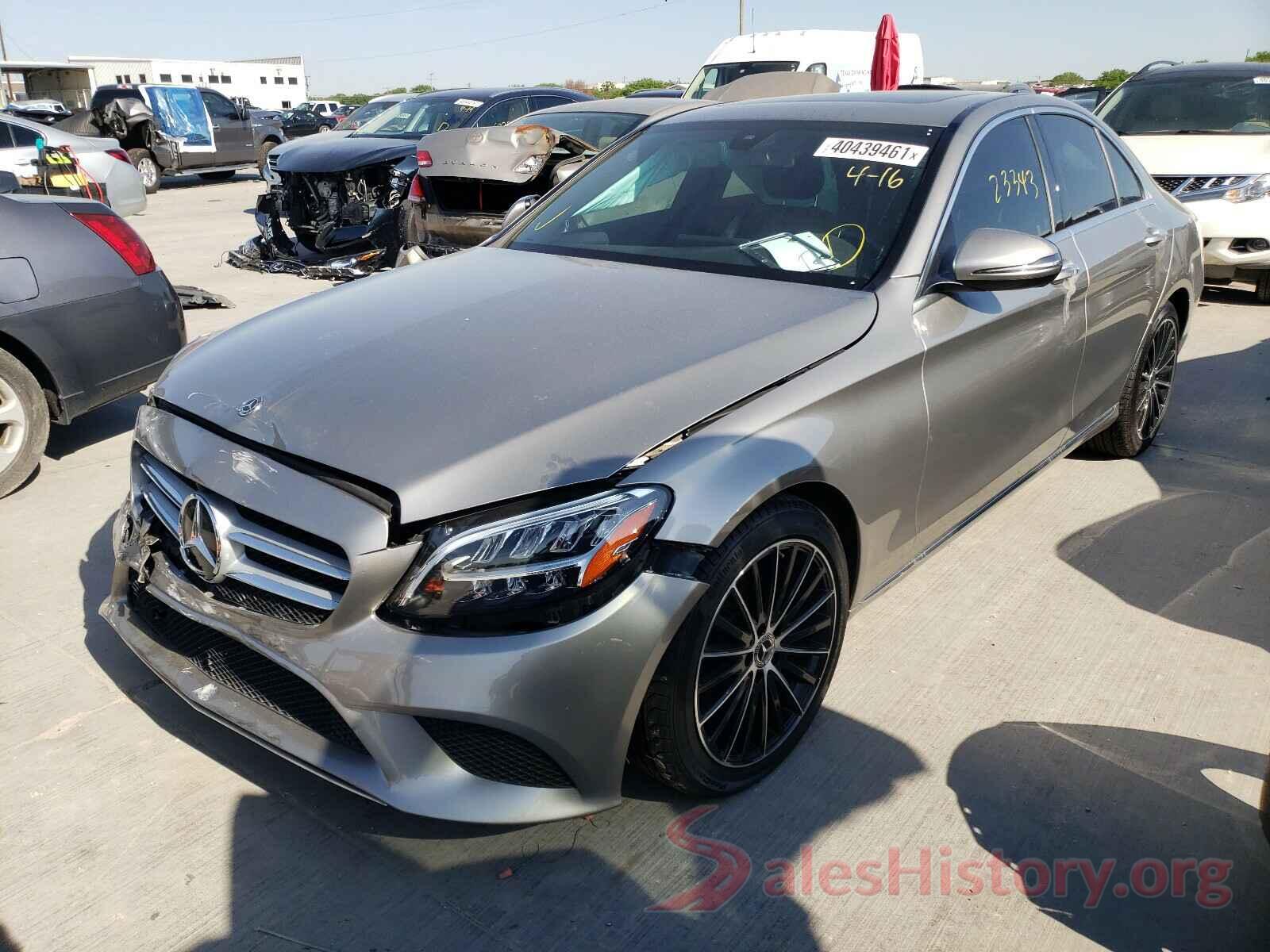 55SWF8DB8KU317420 2019 MERCEDES-BENZ C CLASS