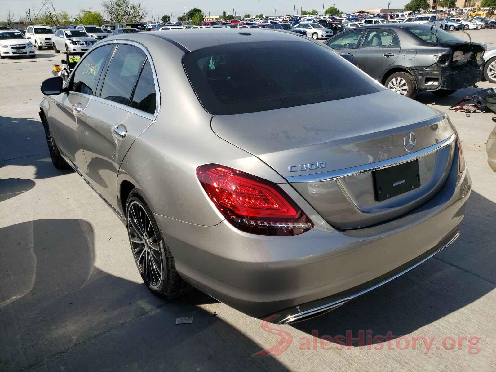 55SWF8DB8KU317420 2019 MERCEDES-BENZ C CLASS