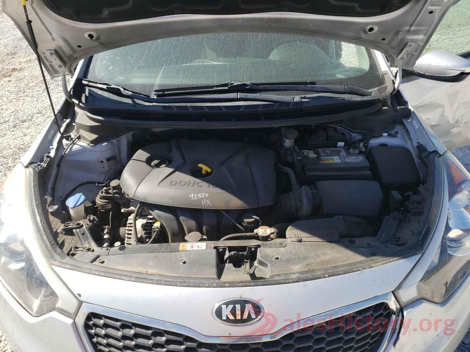 KNAFK4A6XG5495736 2016 KIA FORTE