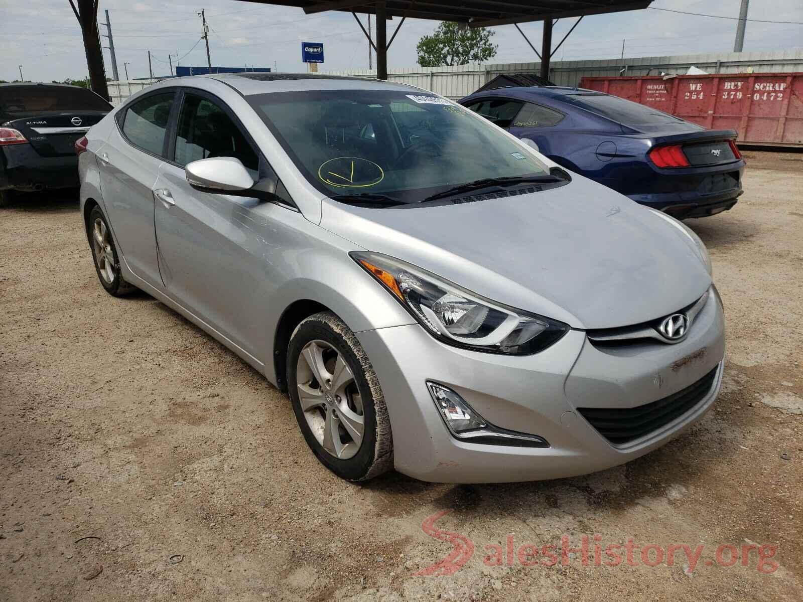 KMHDH4AE8GU566563 2016 HYUNDAI ELANTRA