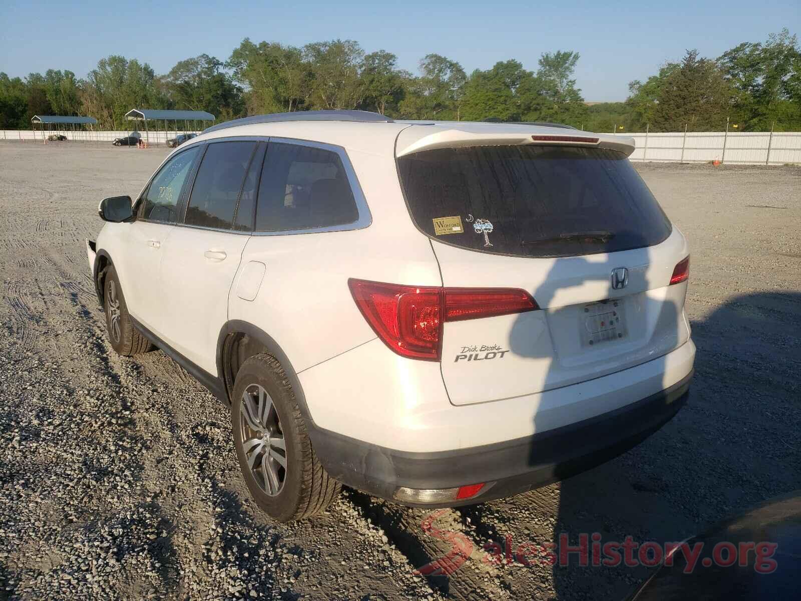 5FNYF5H35GB001914 2016 HONDA PILOT