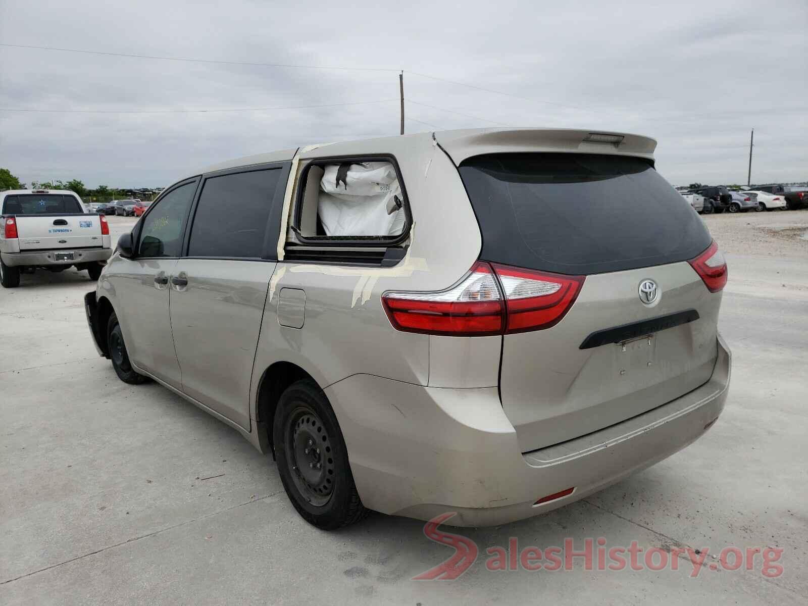 5TDZZ3DC5HS776877 2017 TOYOTA SIENNA