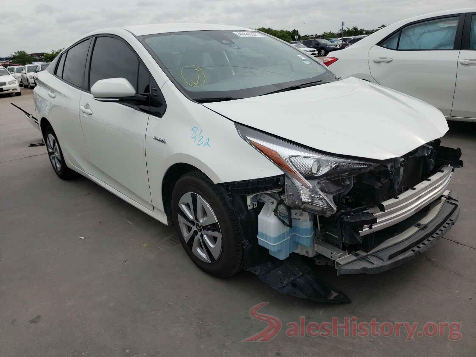 JTDKBRFUXH3056085 2017 TOYOTA PRIUS