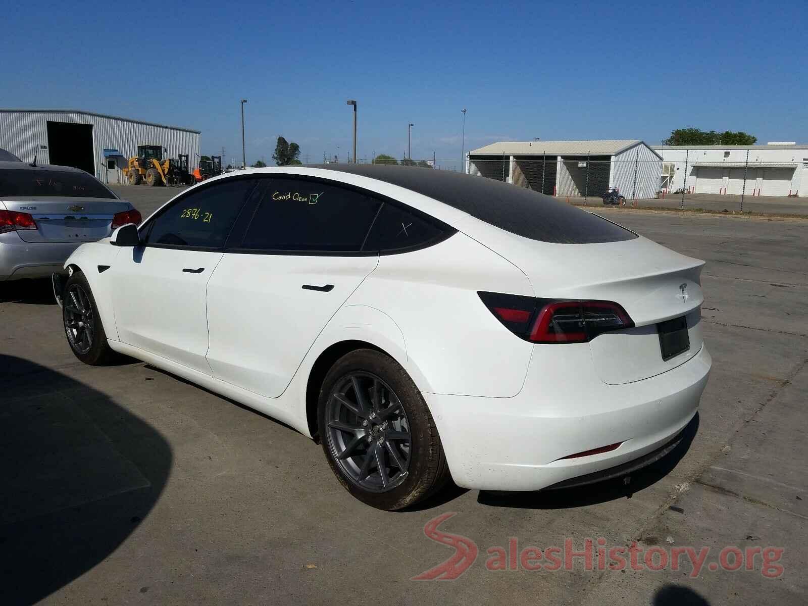 5YJ3E1EA4MF873294 2021 TESLA MODEL 3