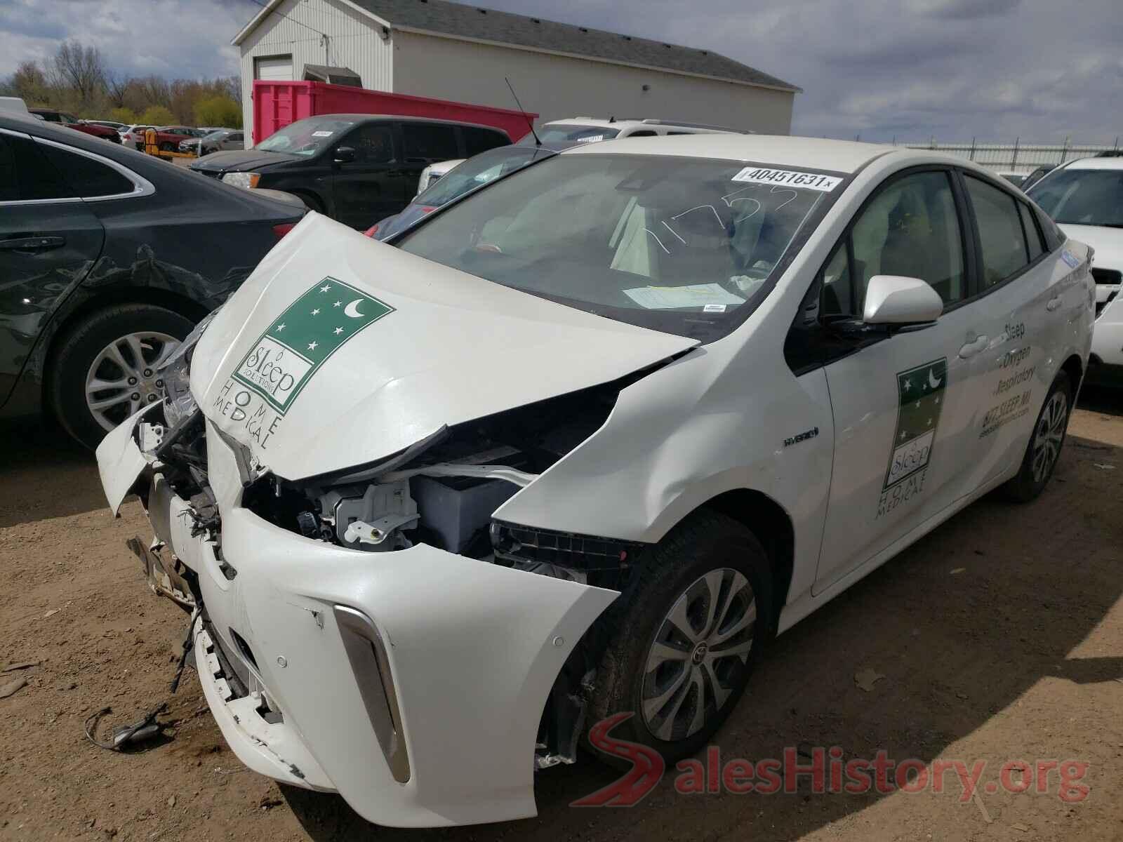 JTDL9RFUXK3011753 2019 TOYOTA PRIUS