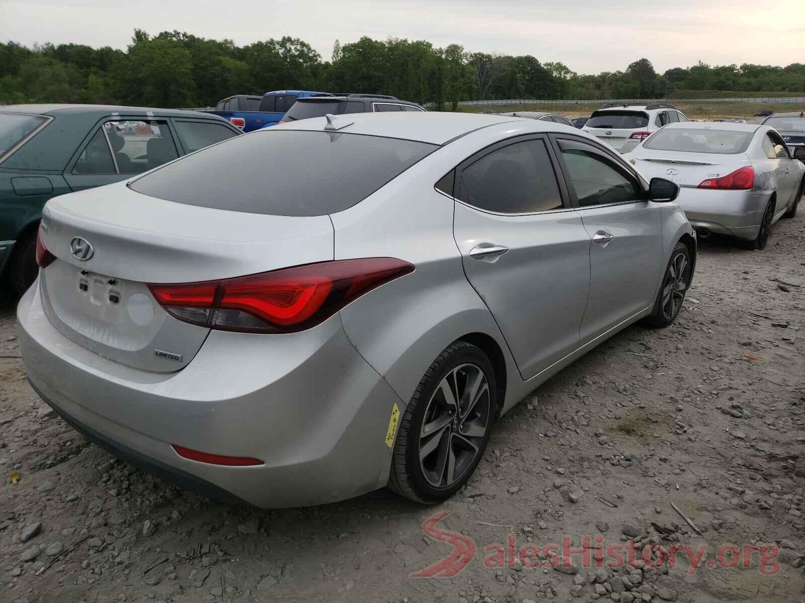 5NPDH4AE0GH660077 2016 HYUNDAI ELANTRA