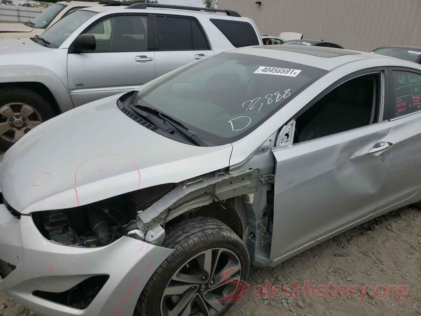 5NPDH4AE0GH660077 2016 HYUNDAI ELANTRA