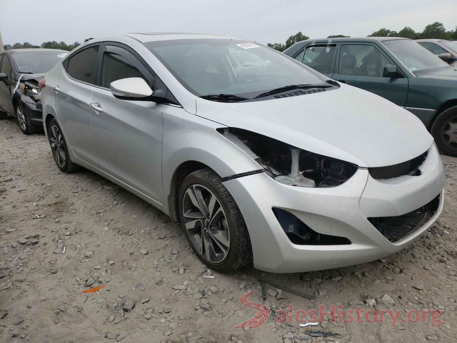 5NPDH4AE0GH660077 2016 HYUNDAI ELANTRA