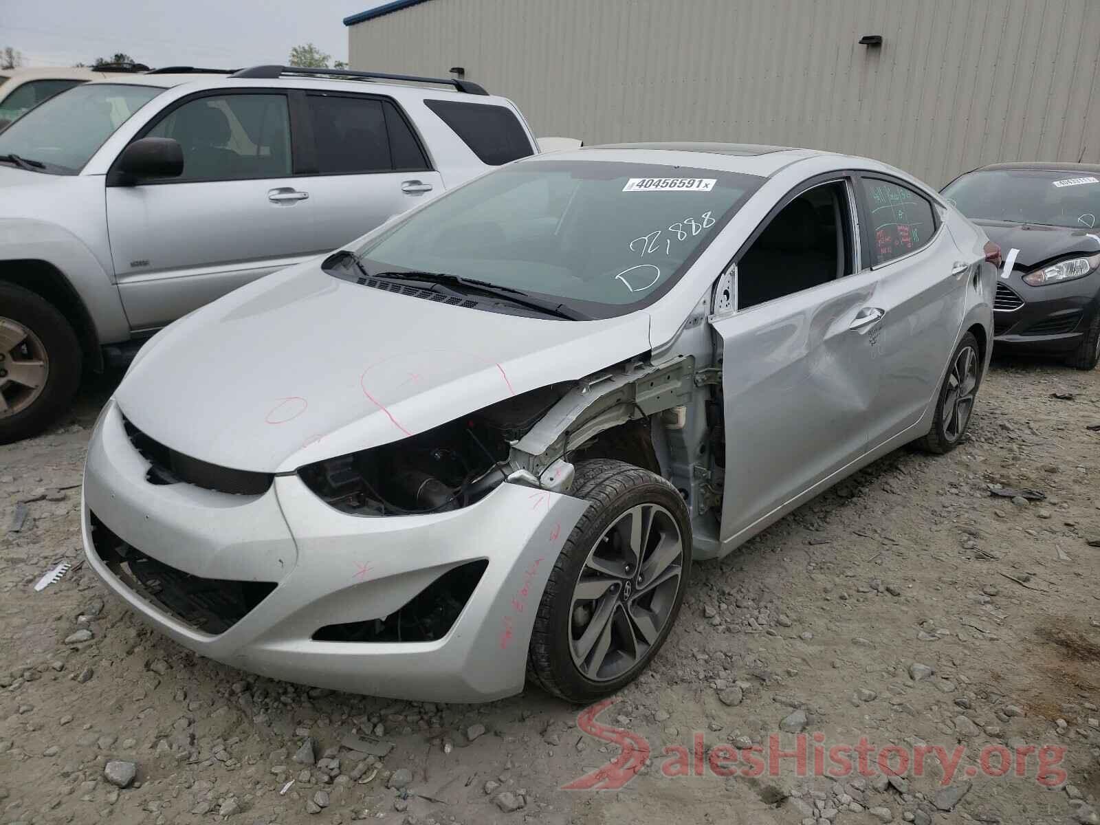 5NPDH4AE0GH660077 2016 HYUNDAI ELANTRA