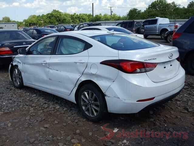 5NPDH4AE5GH659037 2016 HYUNDAI ELANTRA