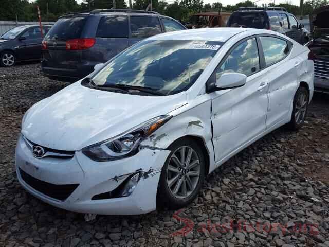 5NPDH4AE5GH659037 2016 HYUNDAI ELANTRA