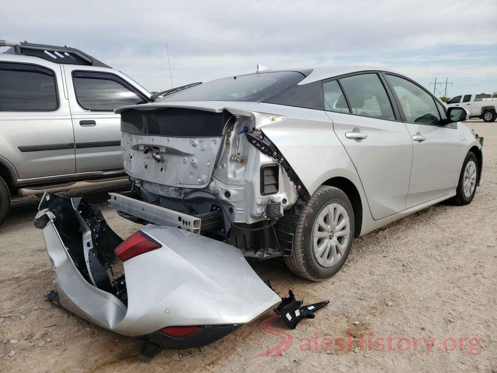 JTDKARFUXK3072779 2019 TOYOTA PRIUS