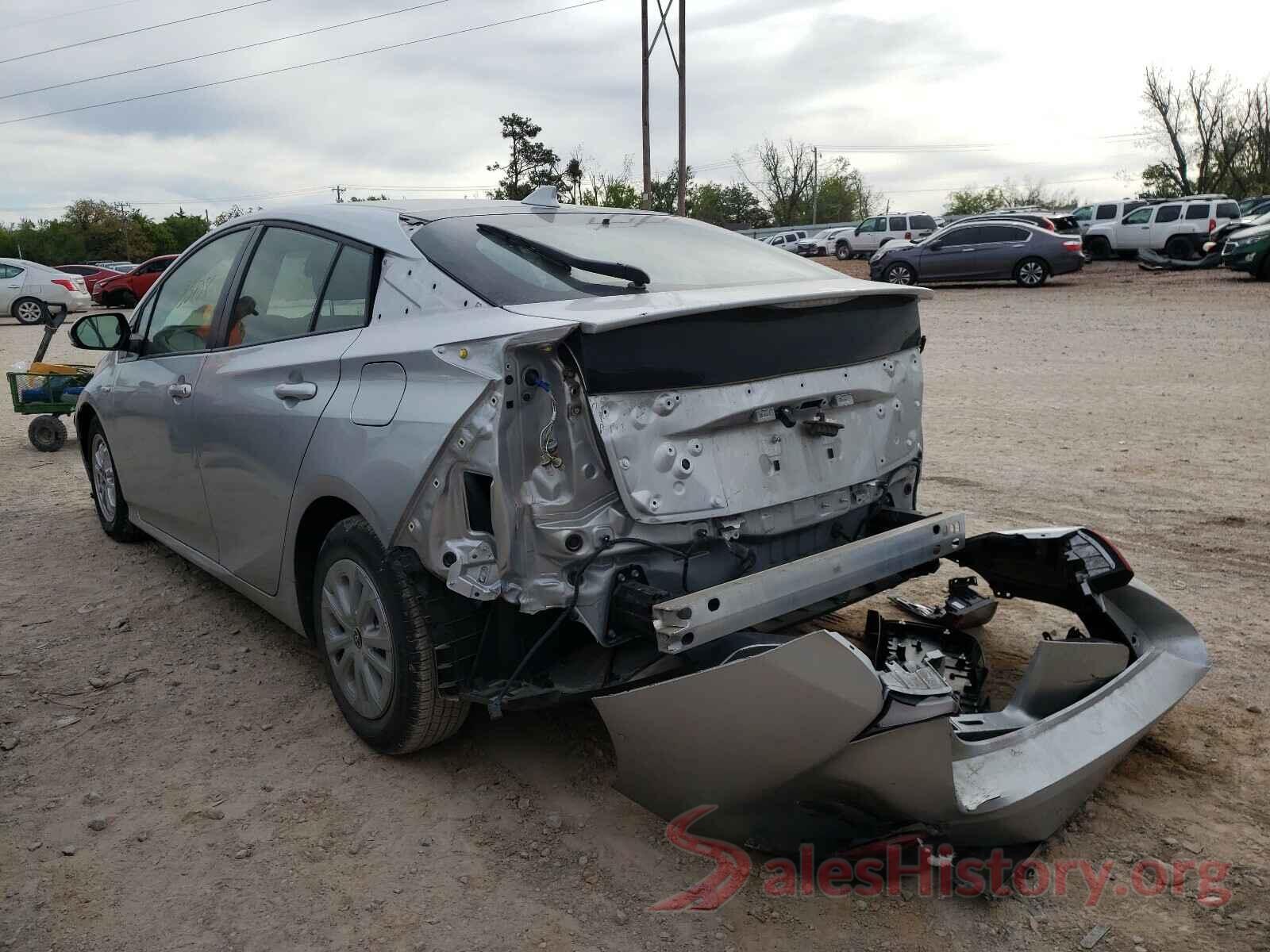 JTDKARFUXK3072779 2019 TOYOTA PRIUS