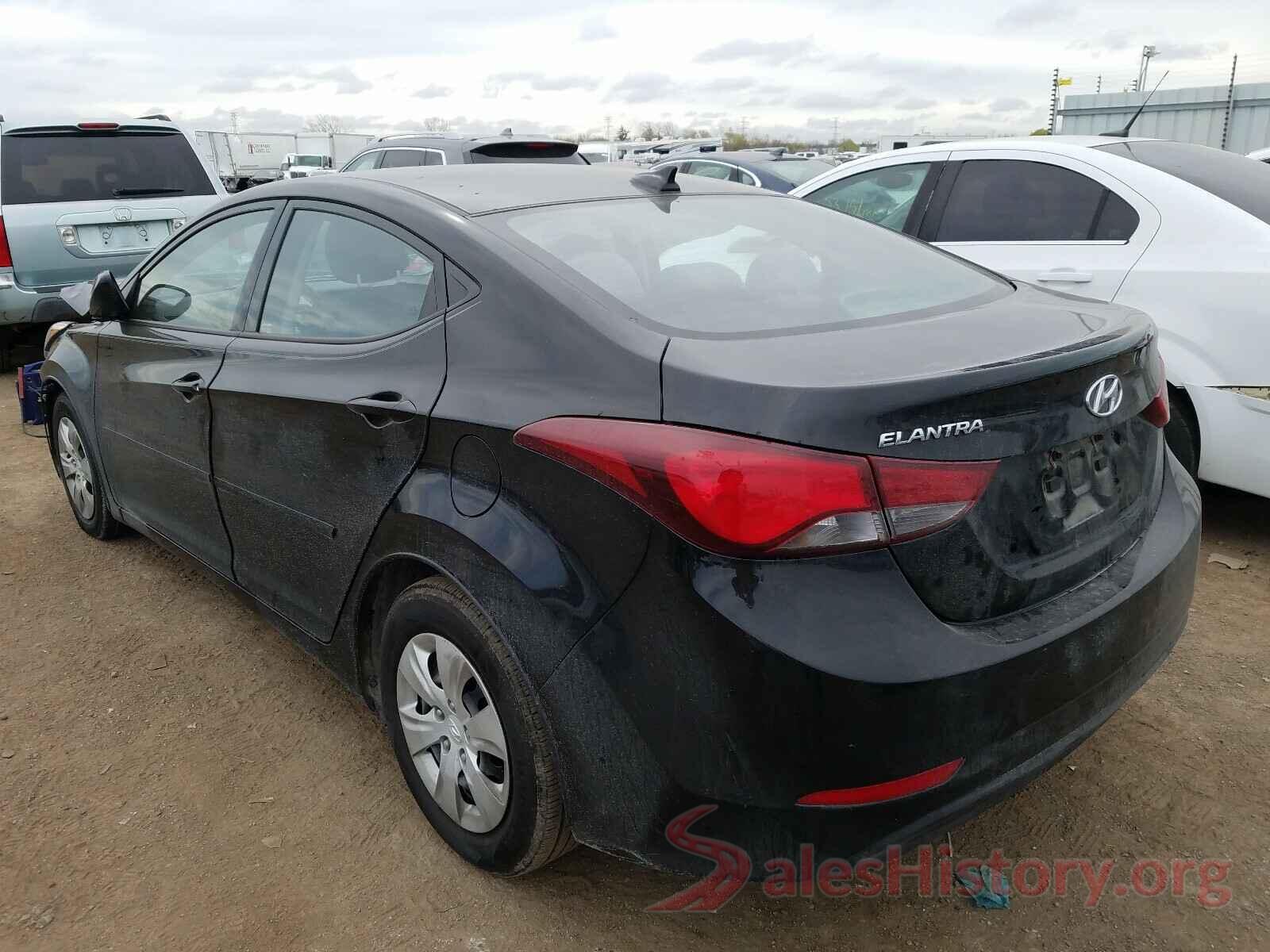 5NPDH4AE8GH744308 2016 HYUNDAI ELANTRA