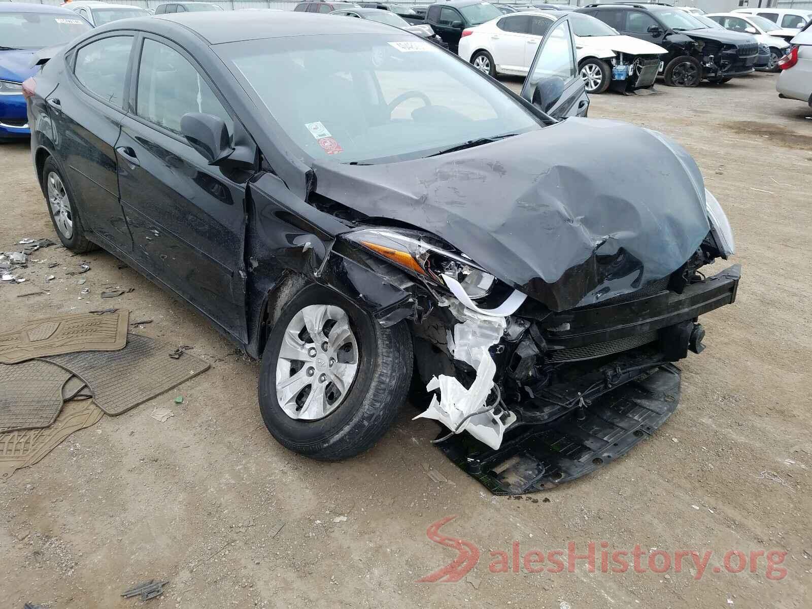 5NPDH4AE8GH744308 2016 HYUNDAI ELANTRA