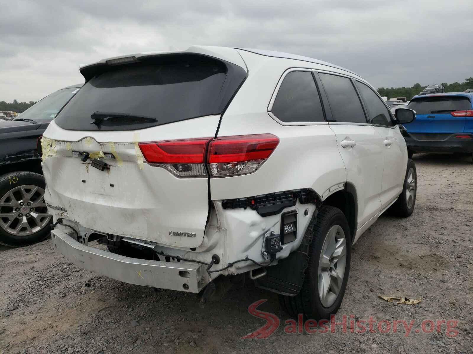 5TDYZRFHXHS206719 2017 TOYOTA HIGHLANDER