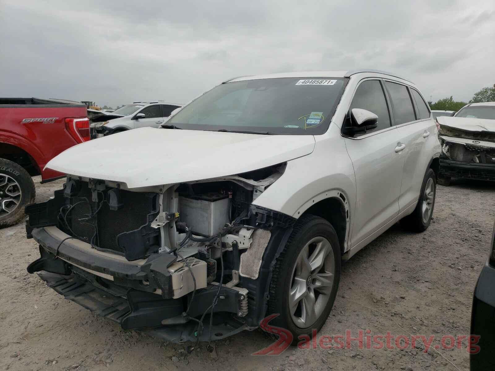 5TDYZRFHXHS206719 2017 TOYOTA HIGHLANDER