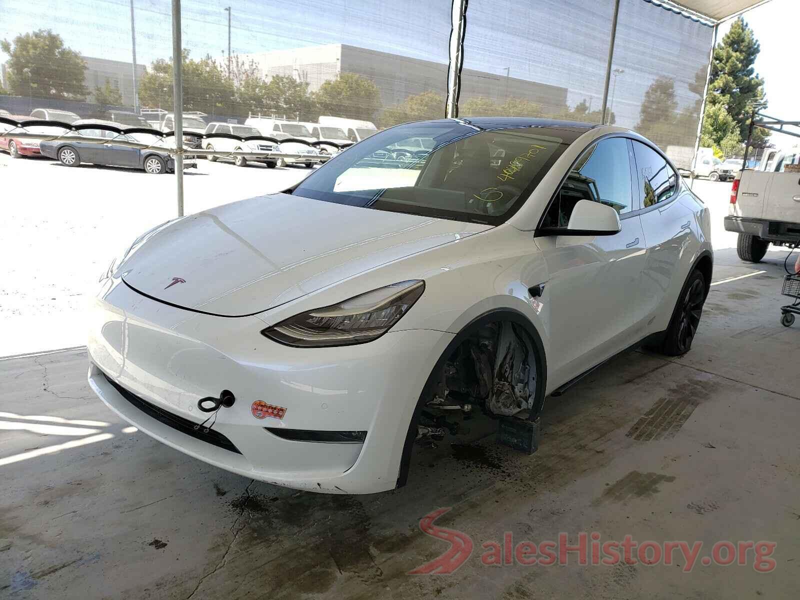 5YJYGDEF2LF004205 2020 TESLA MODEL Y