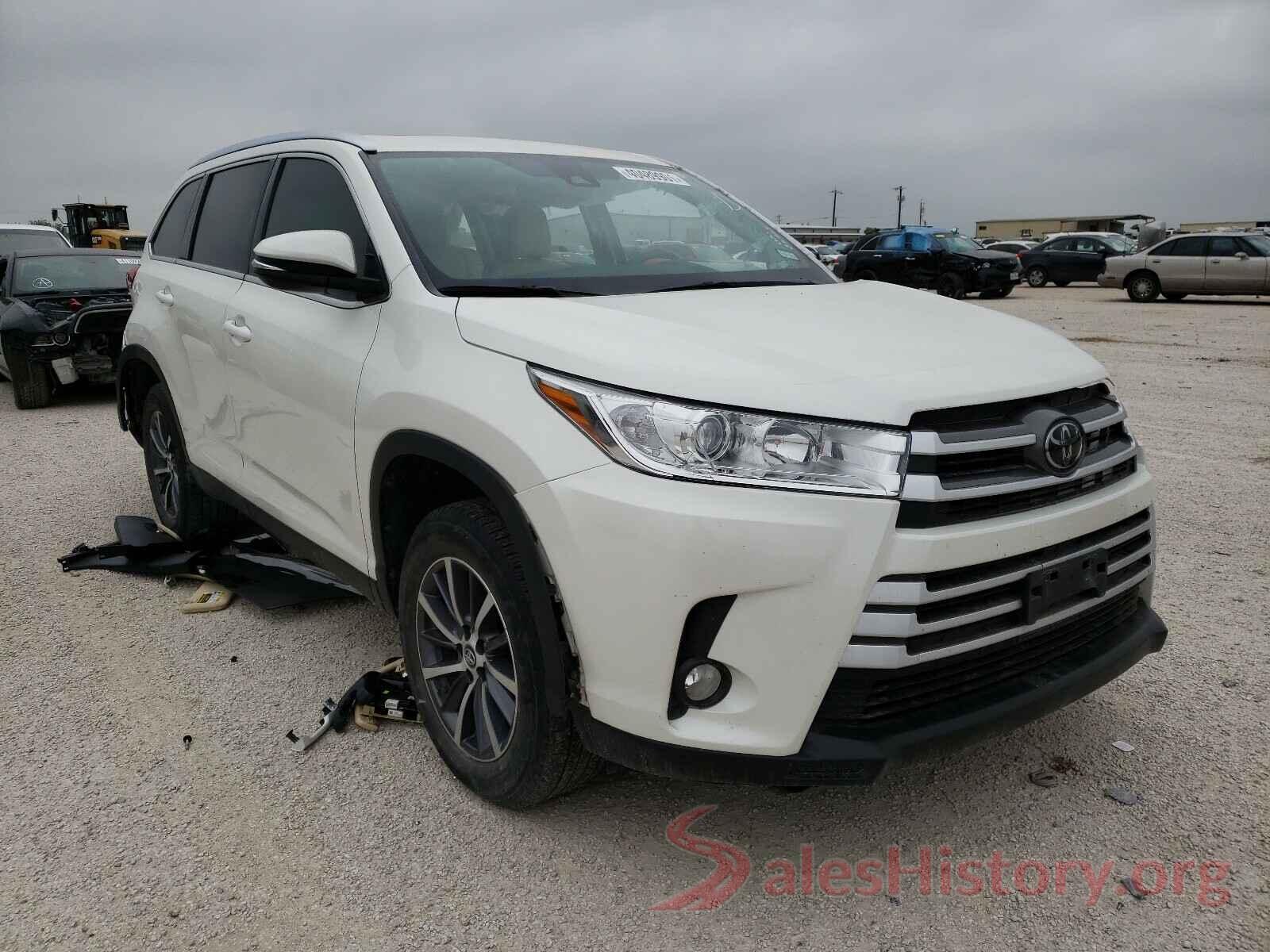 5TDKZRFH4KS553282 2019 TOYOTA HIGHLANDER