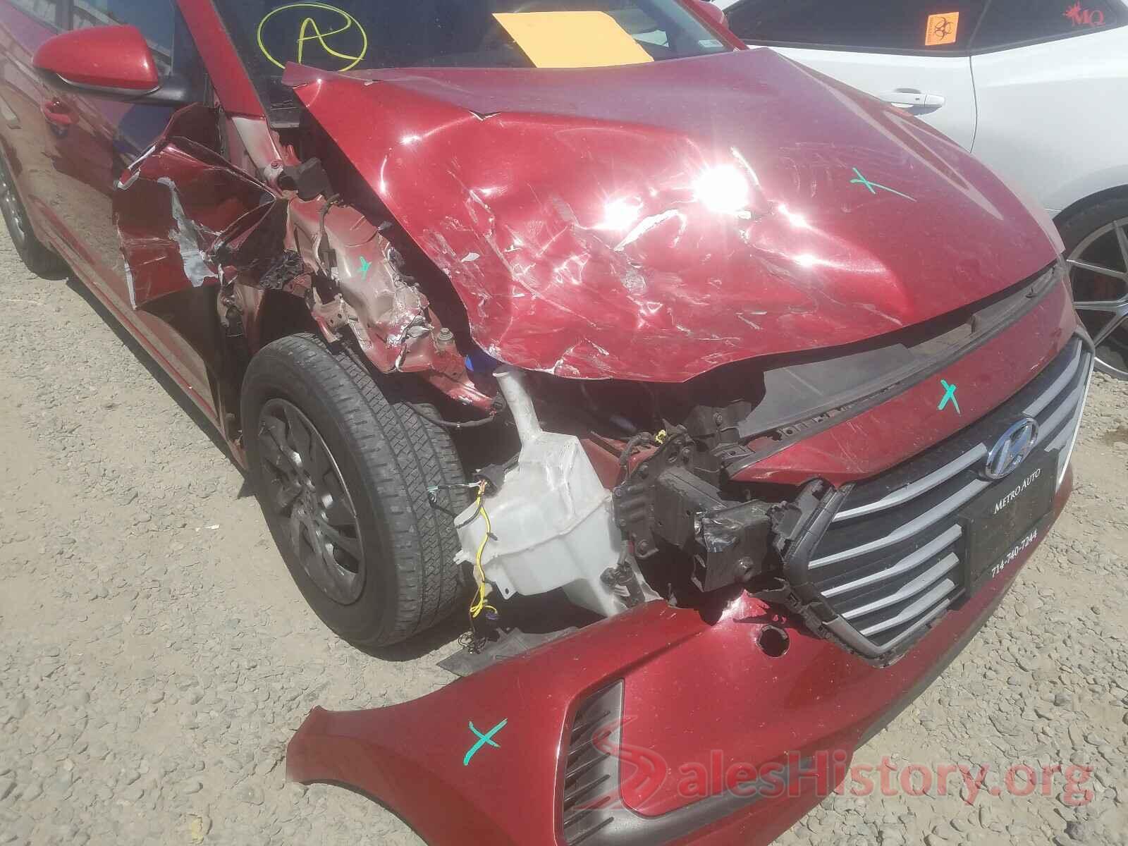 KMHD74LF2HU119382 2017 HYUNDAI ELANTRA