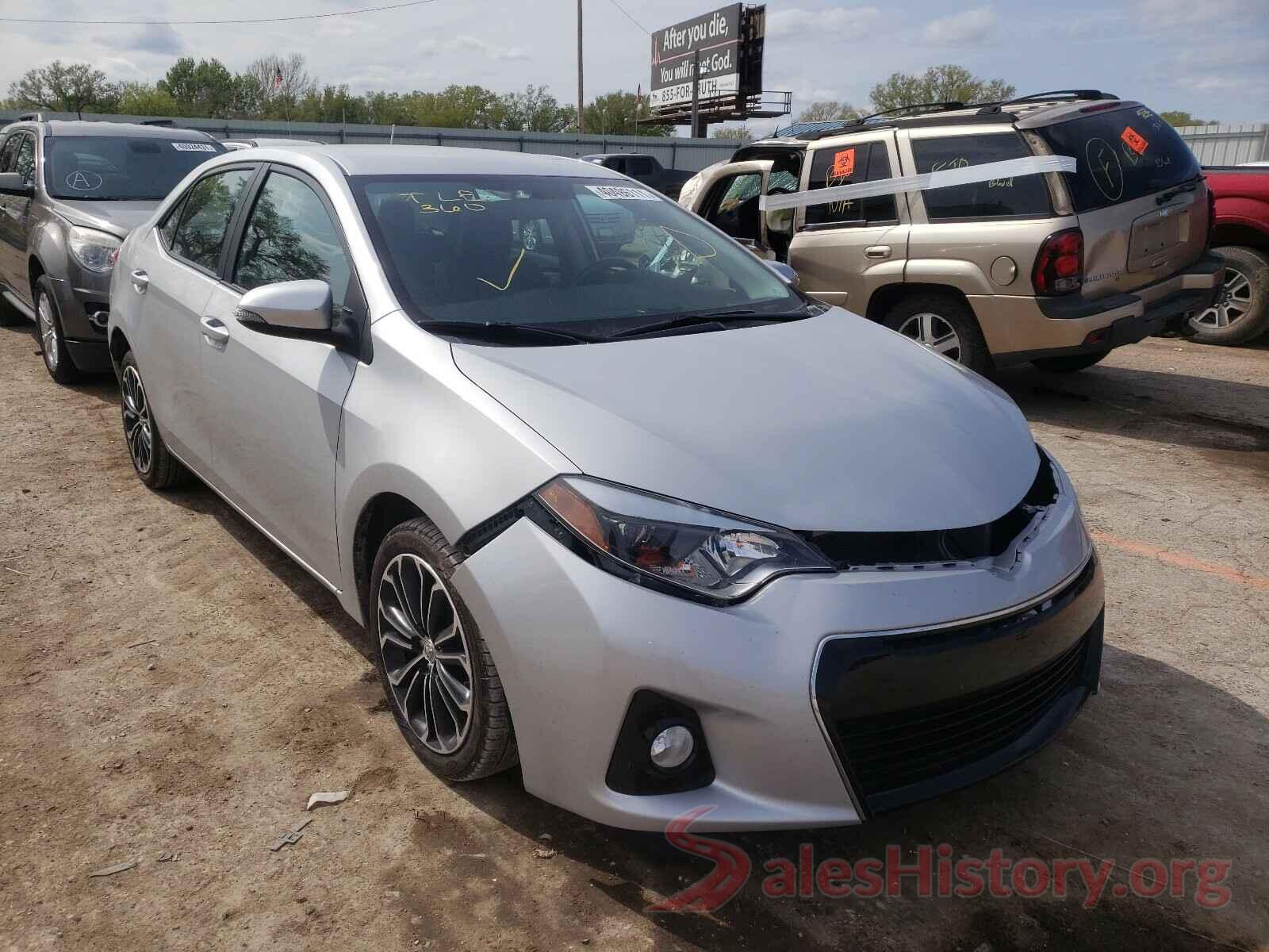 5YFBURHE2GP434373 2016 TOYOTA COROLLA