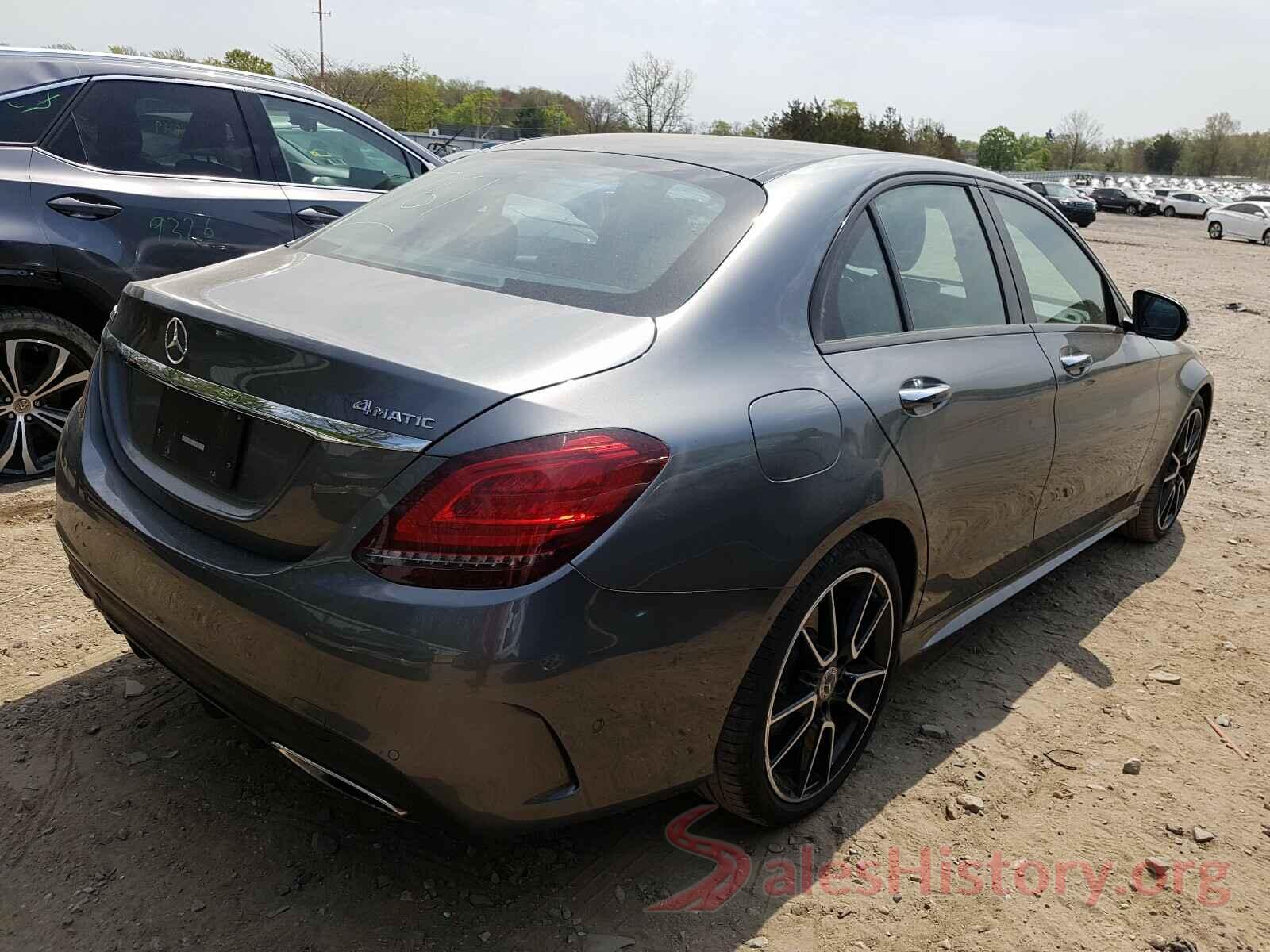 55SWF8EB7KU309677 2019 MERCEDES-BENZ C CLASS