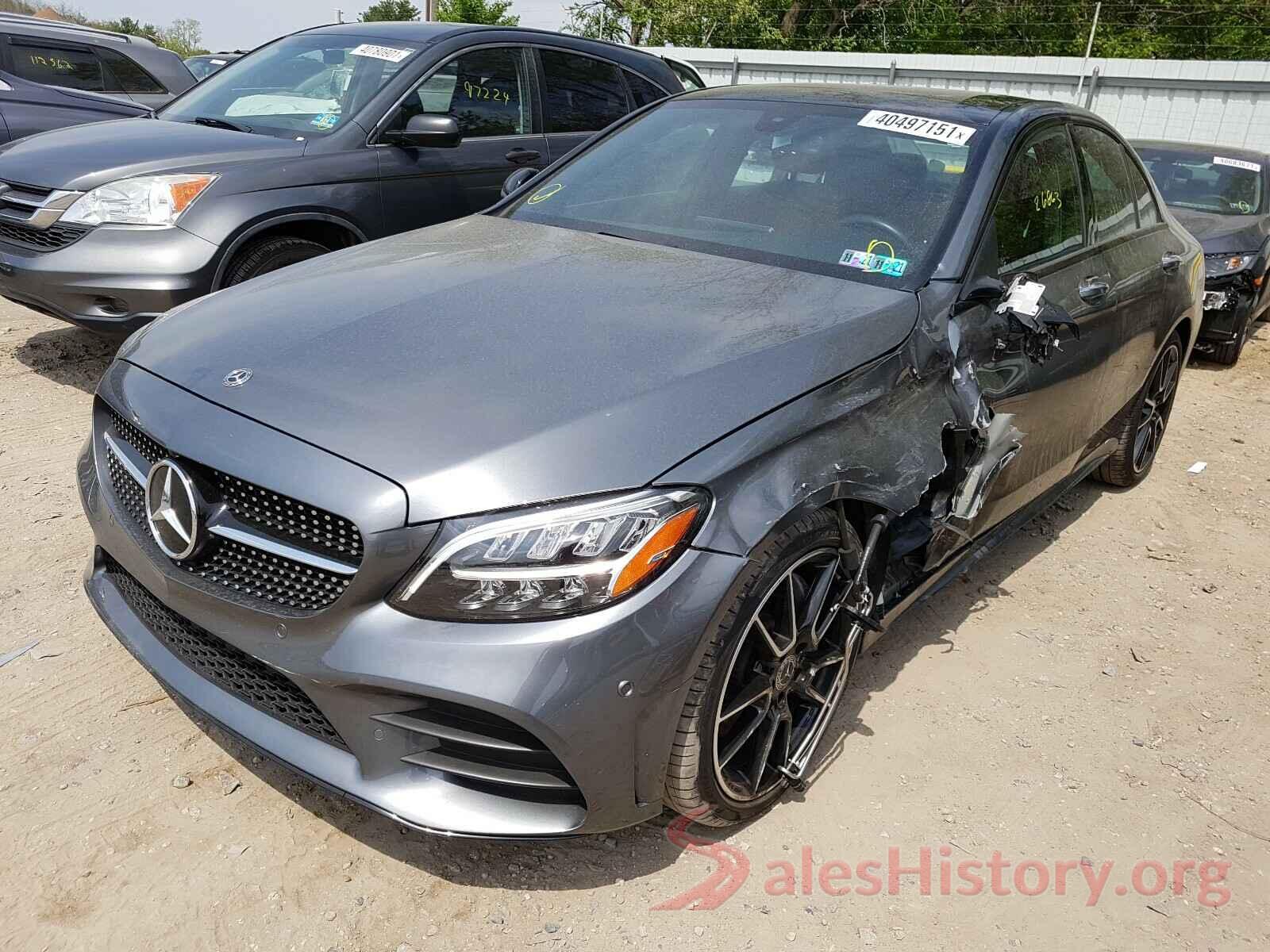 55SWF8EB7KU309677 2019 MERCEDES-BENZ C CLASS