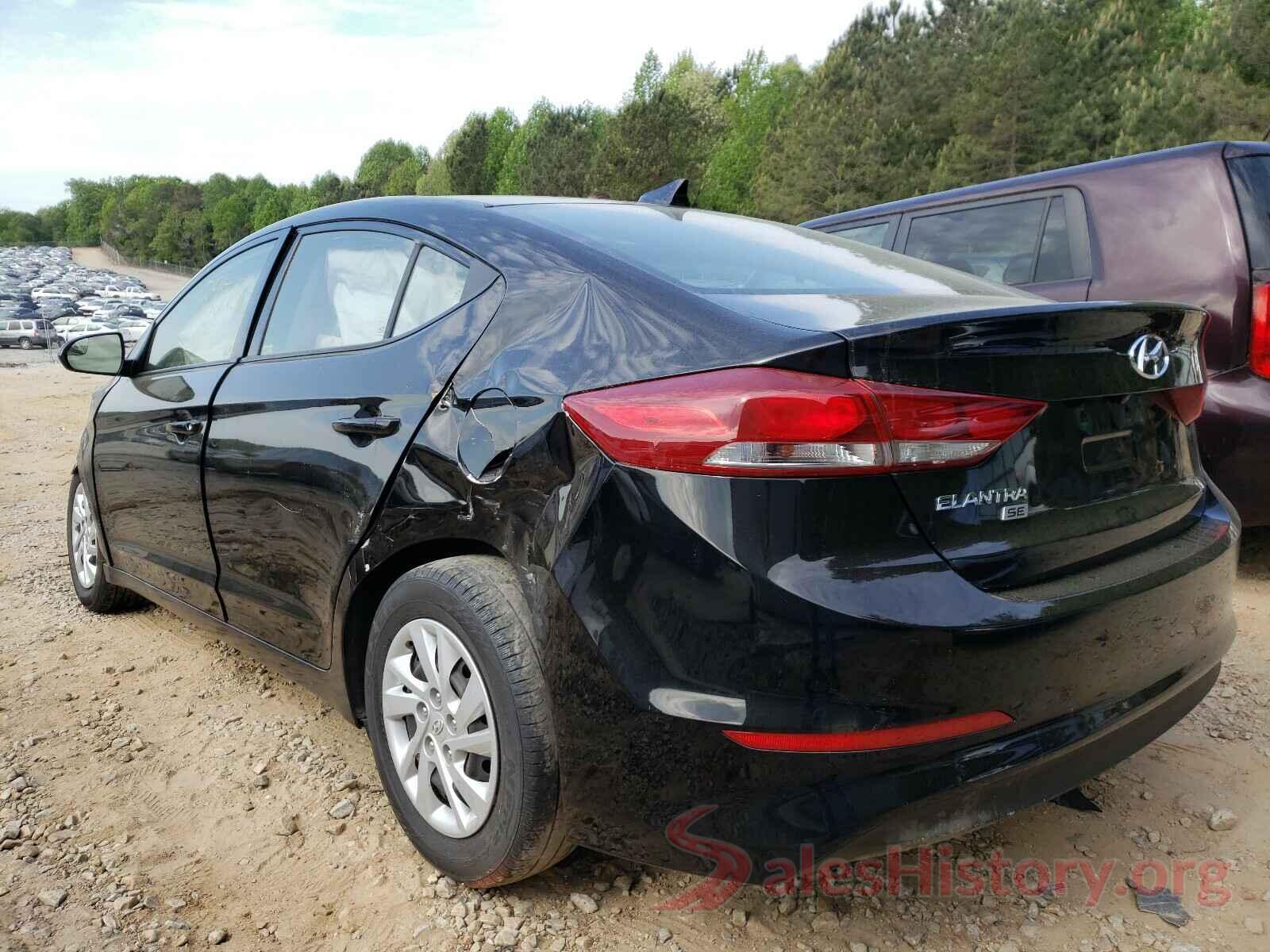 5NPD74LF8JH381153 2018 HYUNDAI ELANTRA