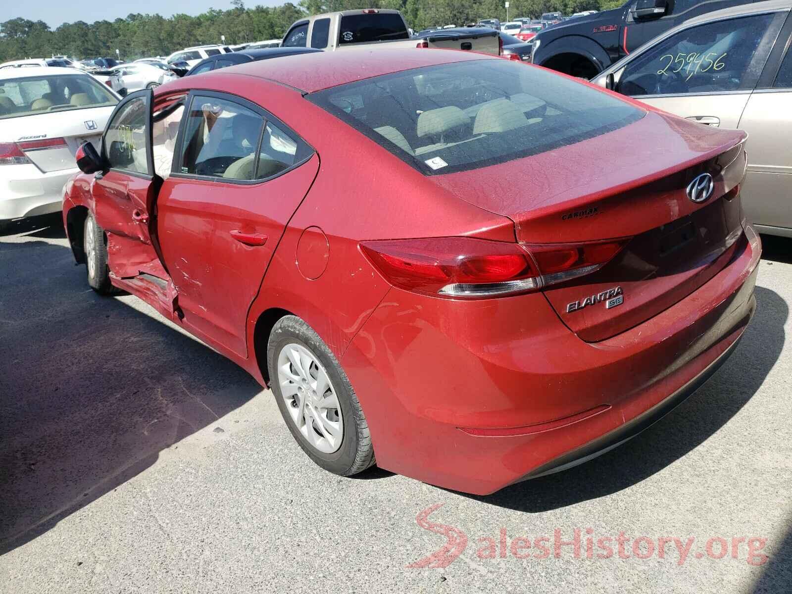 5NPD74LF3JH343006 2018 HYUNDAI ELANTRA