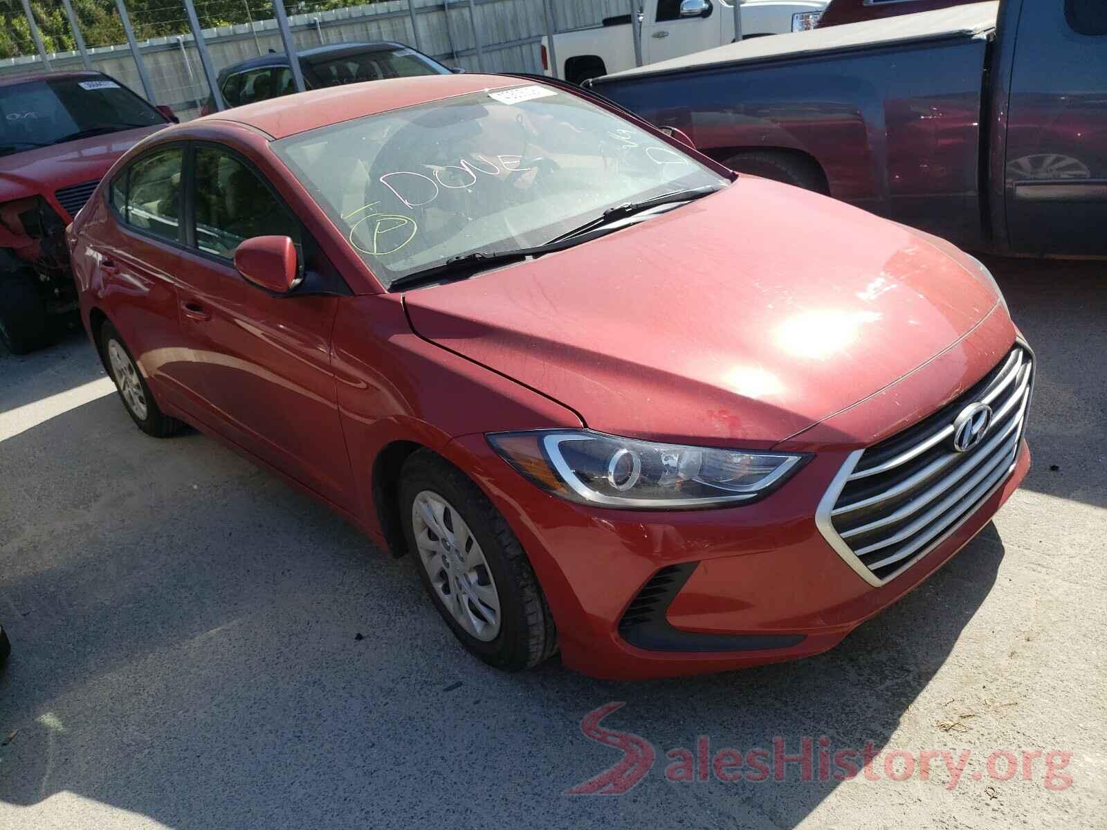 5NPD74LF3JH343006 2018 HYUNDAI ELANTRA