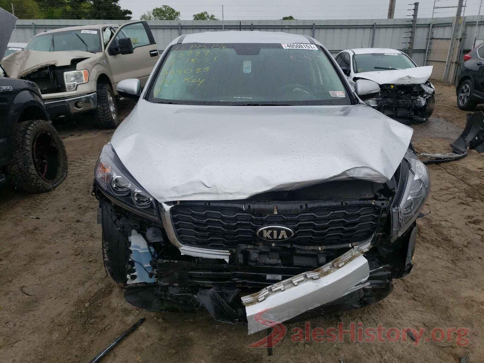 5XYPG4A30KG584035 2019 KIA SORENTO