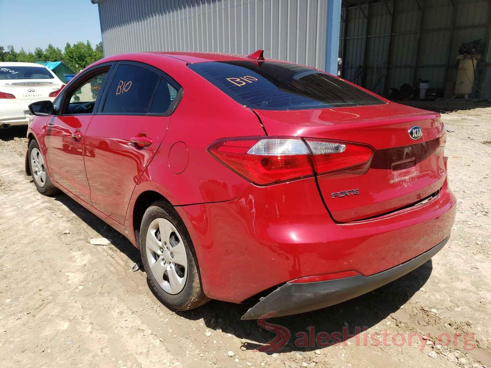 KNAFK4A60G5571254 2016 KIA FORTE