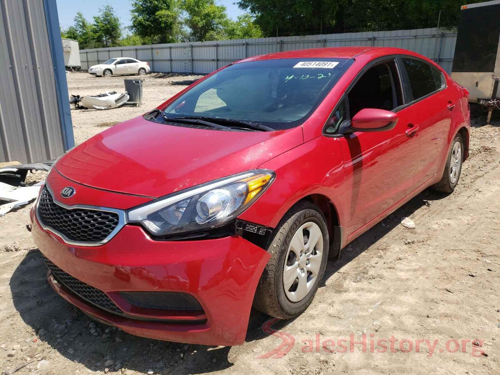 KNAFK4A60G5571254 2016 KIA FORTE